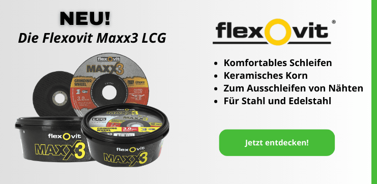 Neu Flexovit LCG Maxx3 Combischeibe